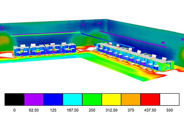 Estudio Lumínico y Distribución Puntos de Luz